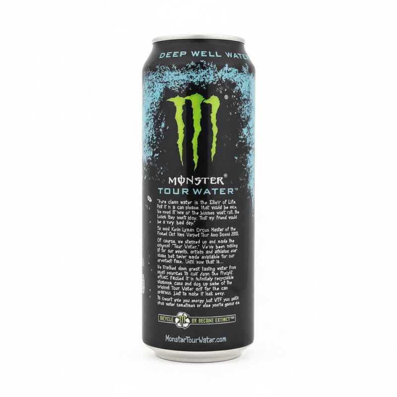 Monster Energy drink can with visible branding on a white background