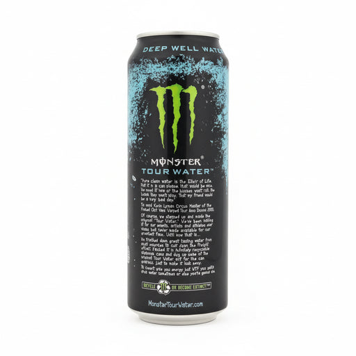 Monster Energy drink can with visible branding on a white background