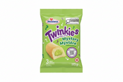 Green package of Hostess Twinkies with a limited edition flavor label