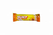 Yellow and orange Built Sour Sweet Peach candy bar packaging on a white background