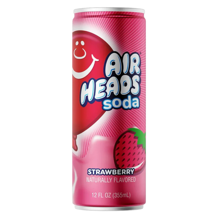 Air Heads Soda Strawberry Flavour 355ML – Exotic U.S Edition Drink