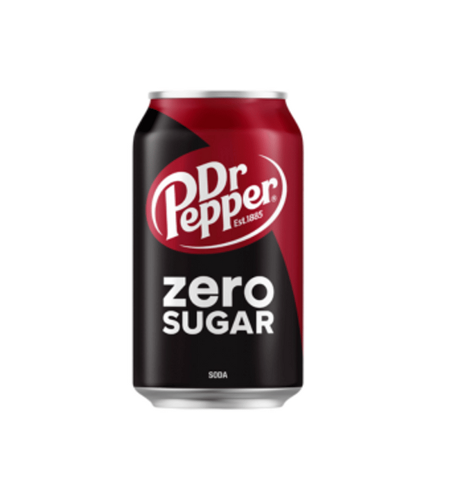 Dr Pepper Zero Sugar Can 355ML – Canadian Edition Rare Zero-Calorie Soda