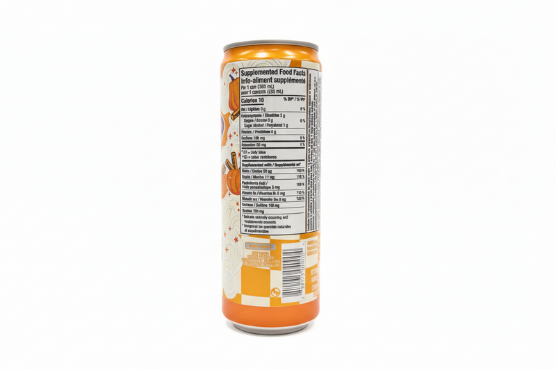 Alani Nu Pumpkin Cream Energy Drink 355ML Halloween Exclusive - Canada Edition - 24HR Snacks-snacks 24 hours near me in canada from around the world- unique snacks and falvours