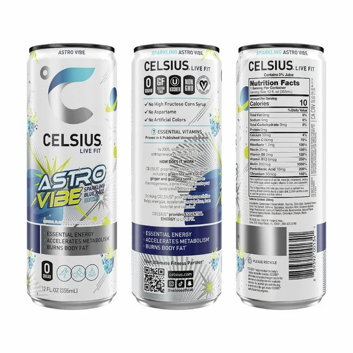 Celsius Sugar Free Sparkling Astro Vibe Energy Drink 355ML - U.S Edition